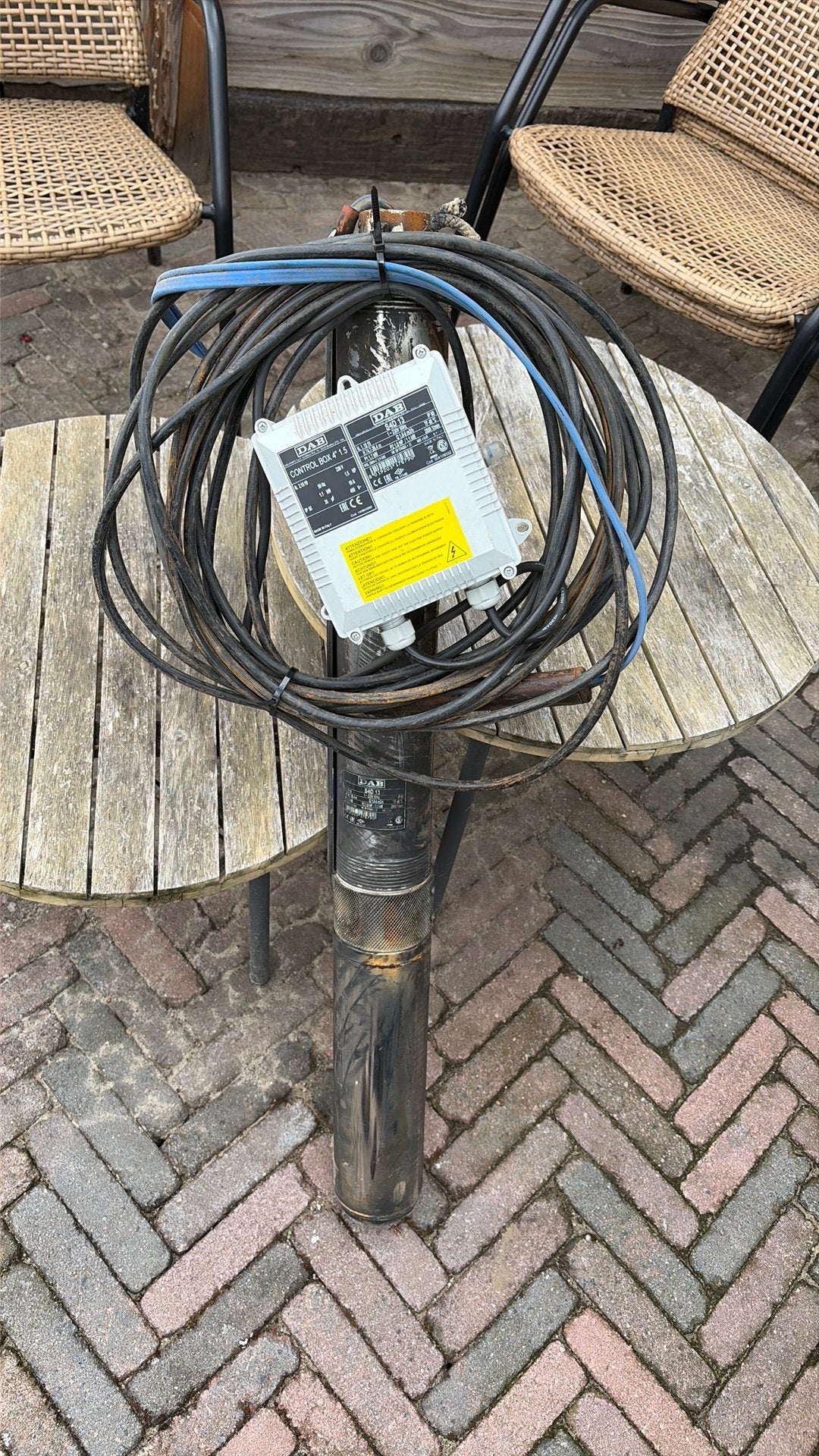 Dab S4D 13 bronpomp met controlbox, Ophalen, Gebruikt, Beregeningspomp