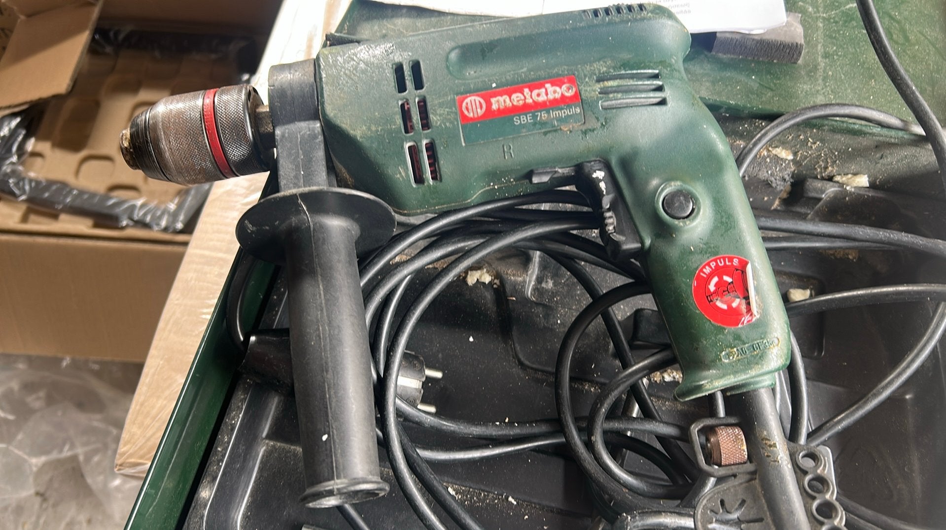 Metabo SBE 75 Impuls Boormachine met Klopfunctie, Klopboormechanisme, Ophalen, Boormachine, Gebruikt