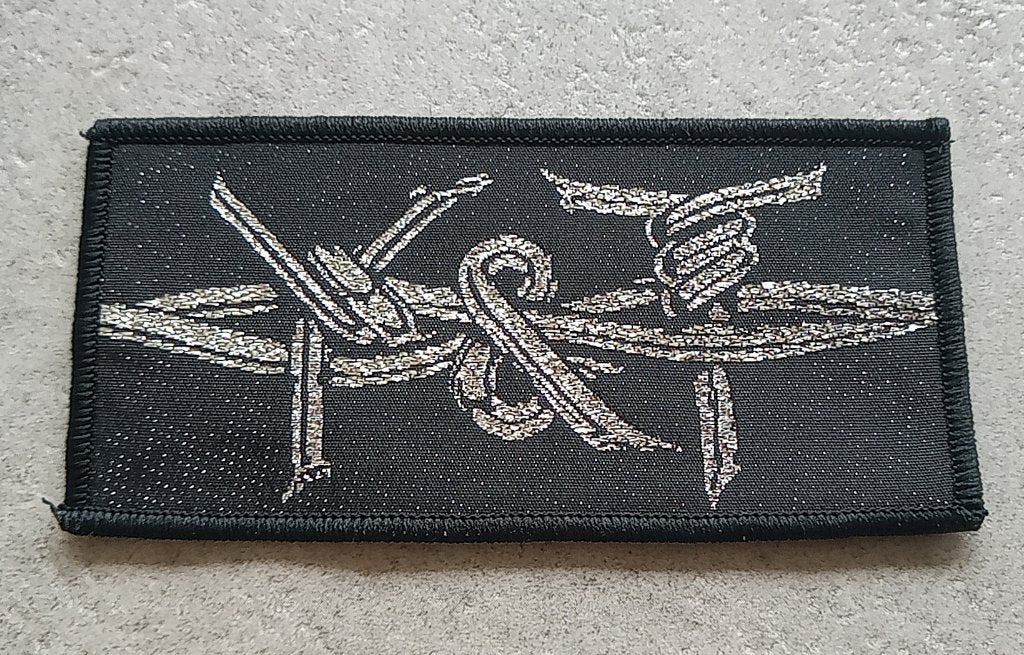 Y&T zeldzame    vintage 1983 patch y3 zilver glitter print, Verzenden, Zo goed als nieuw, Foto of Kaart