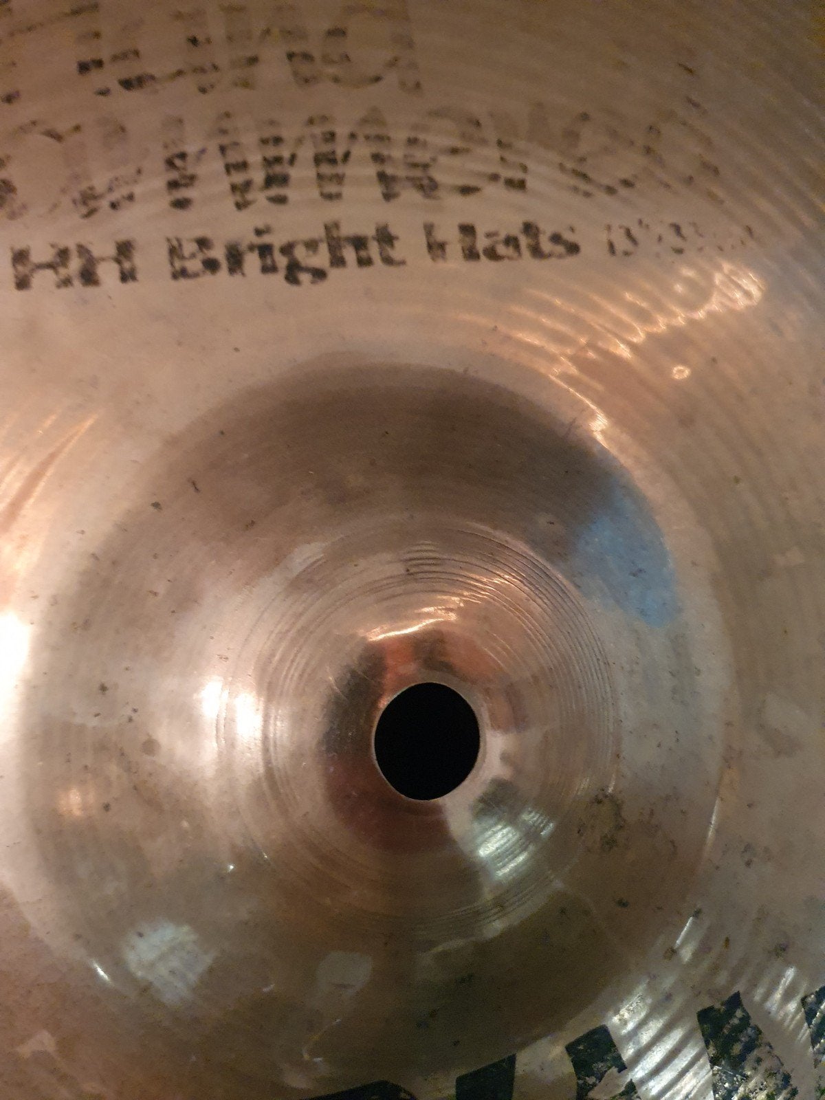 SABIAN HH BRIGHT HI HAT 13inch, Ophalen of Verzenden, Zo goed als nieuw, Overige soorten