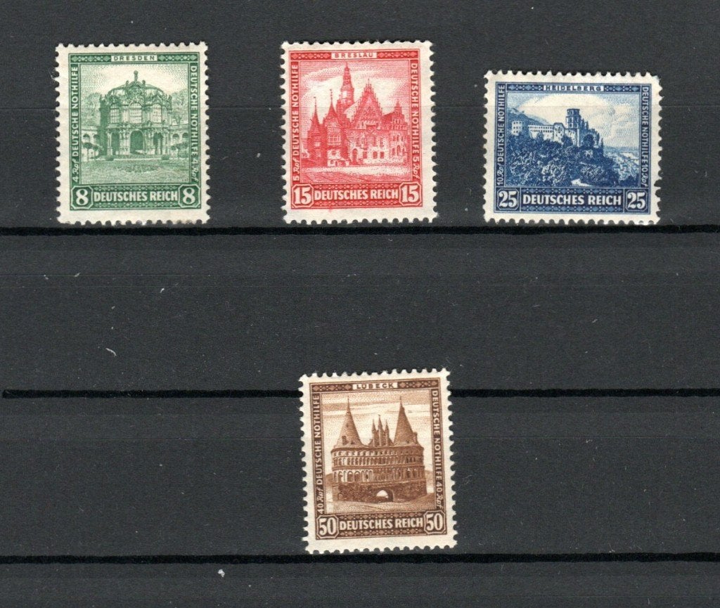 Deutsche Reich 1931 459/62 ongebruikt, Ophalen of Verzenden, Duitse Keizerrijk