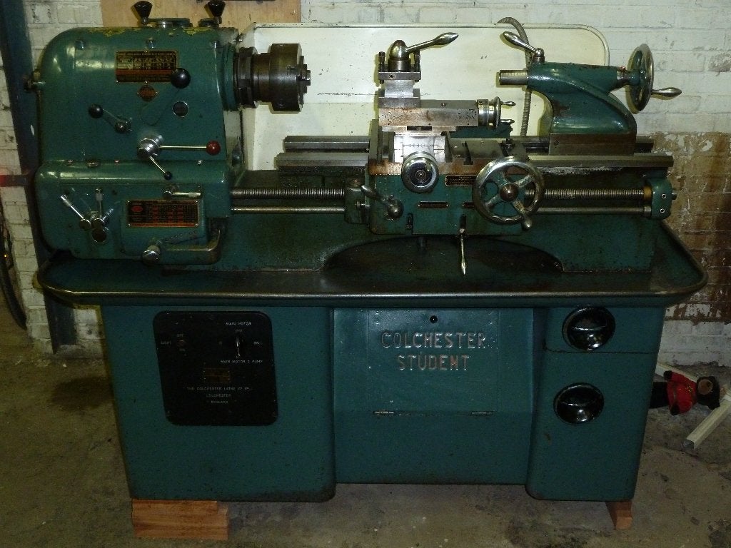 DRAAIBANK COLCHESTER STUDENT MK1, Ophalen, Gebruikt, Metaaldraaibank, 500 tot 1000 mm