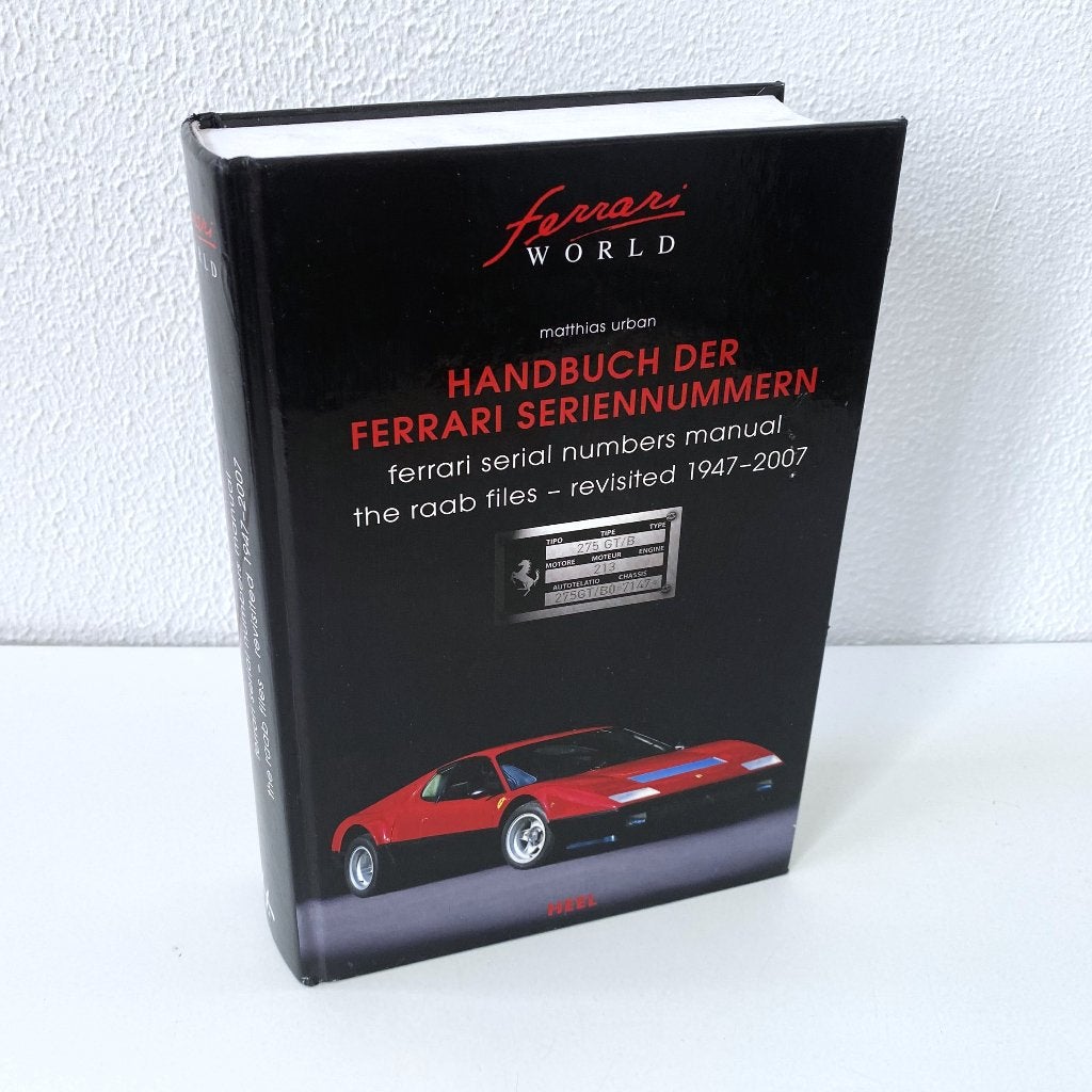Handbuch der Ferrari Seriennummern, Verzenden, Ferrari