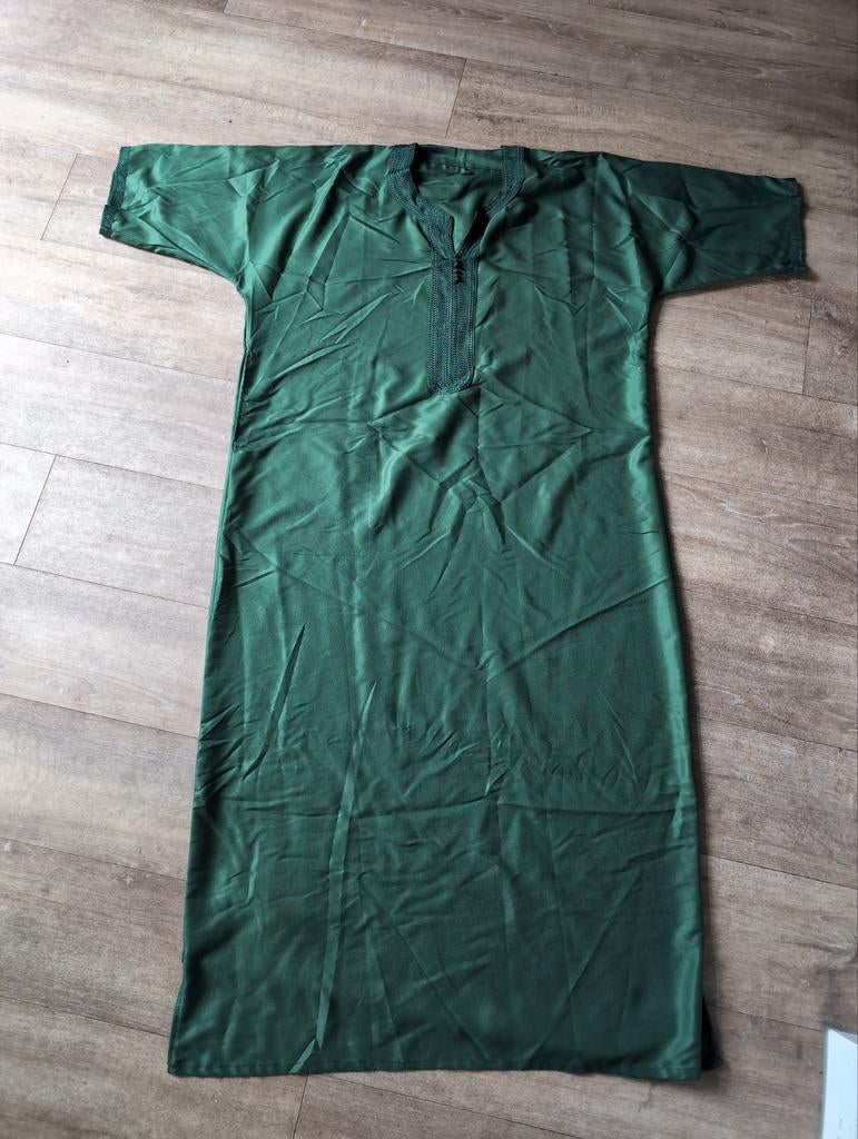 Groene Marokkaanse Thobe/Djellaba voor Heren, Kleding | Heren, Ophalen of Verzenden, Nieuw, Onbekend