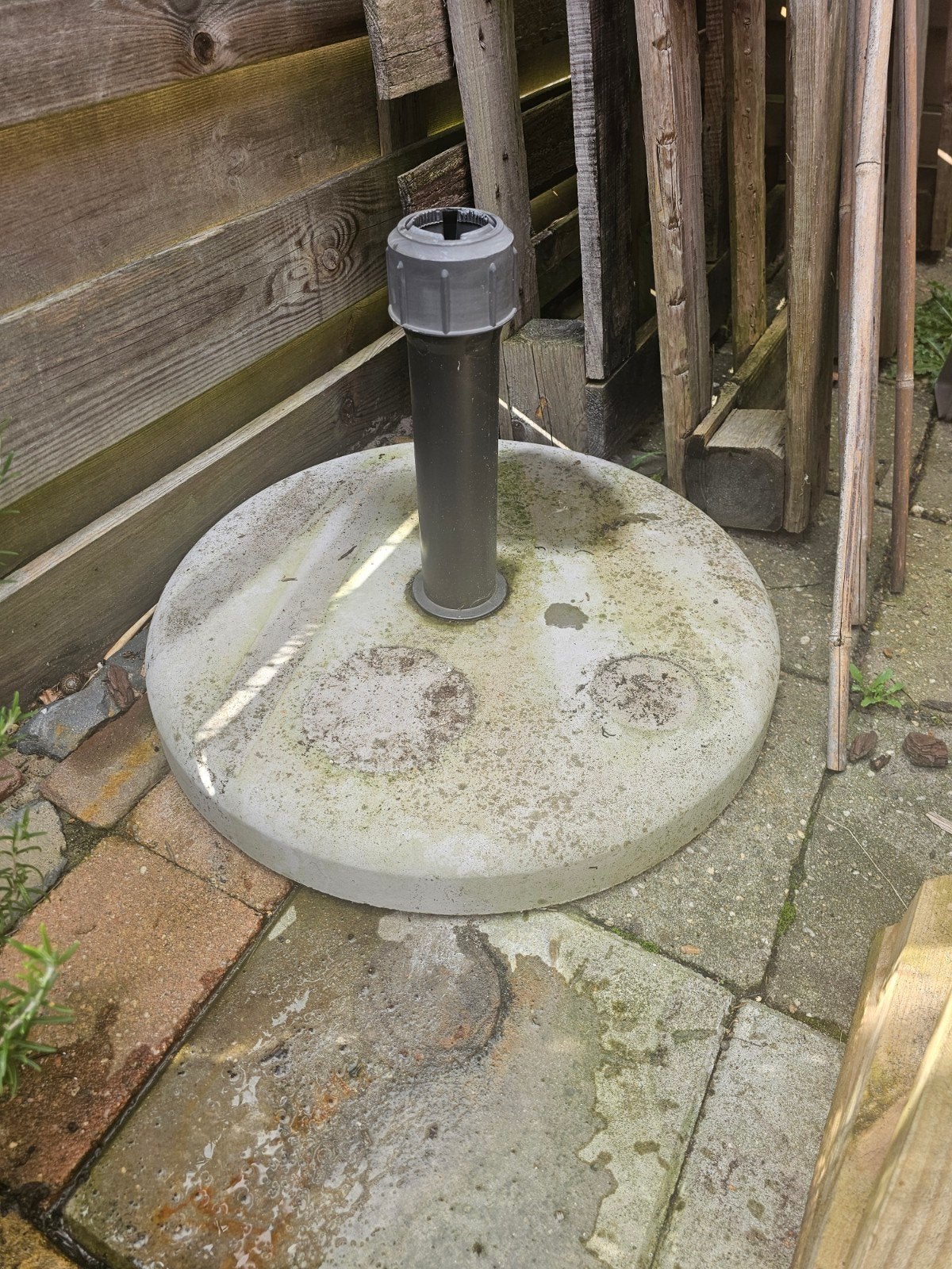 parasolvoet, Ophalen, Minder dan 1 meter, Parasolvoet