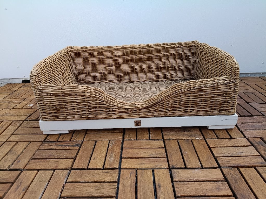 Riviera Maison hondenmand rattan, Dieren en Toebehoren, Ophalen of Verzenden, Zo goed als nieuw, Overige
