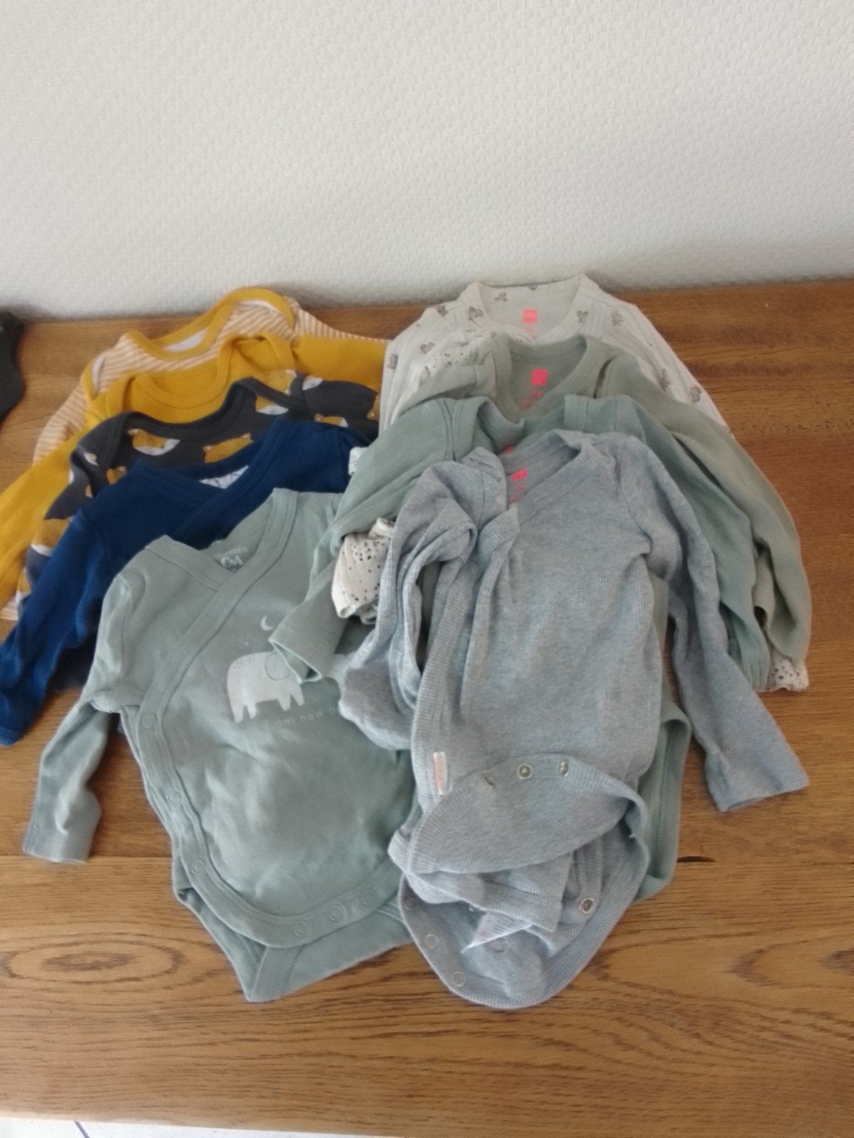 10 rompers lange mouw. Hema, C&A Ergee maat 56, Ophalen of Verzenden, Nieuw, Maat 56