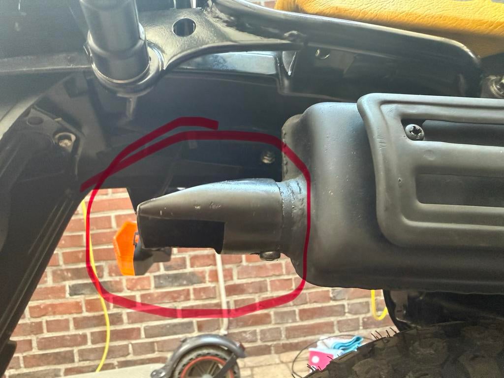 Te koop, eindkapje demper van jou Honda mtx sh 50R 80R, Ophalen of Verzenden, Uitlaat, Overige merken