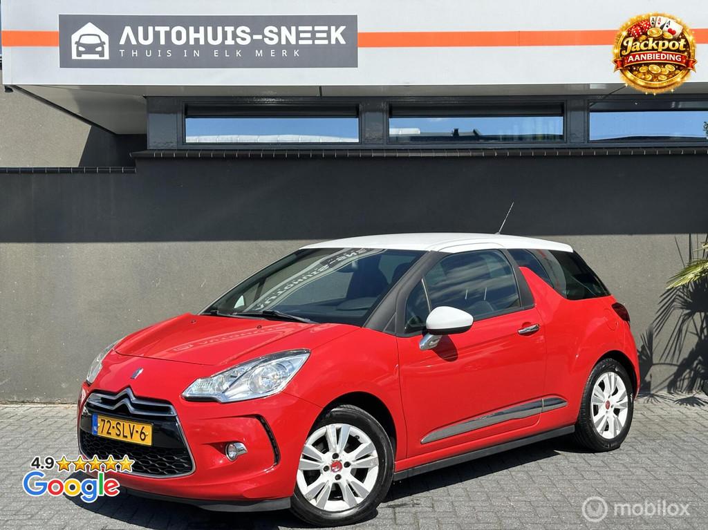 Citroen DS3 1.6 e-HDi So Chic / Netjes en rijdt goed, Auto's, Voorwielaandrijving, Euro 5, Gebruikt, Start-stop-systeem