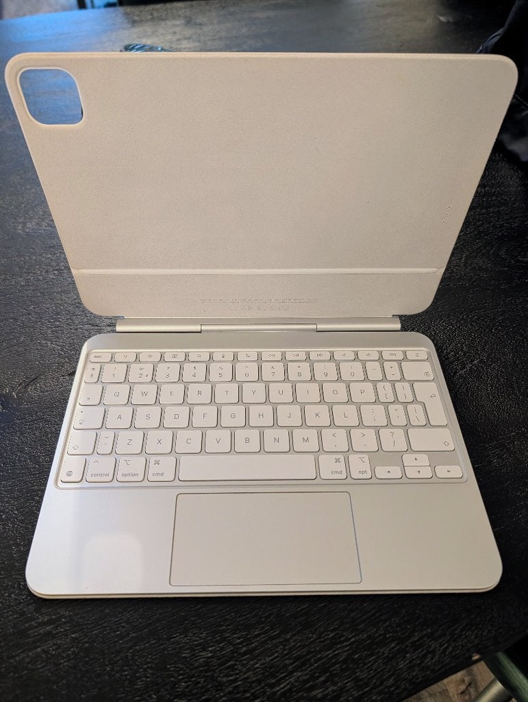 Apple Magic Keyboard voor 11‑inch iPad Pro - Wit, Ophalen, Zo goed als nieuw, Apple