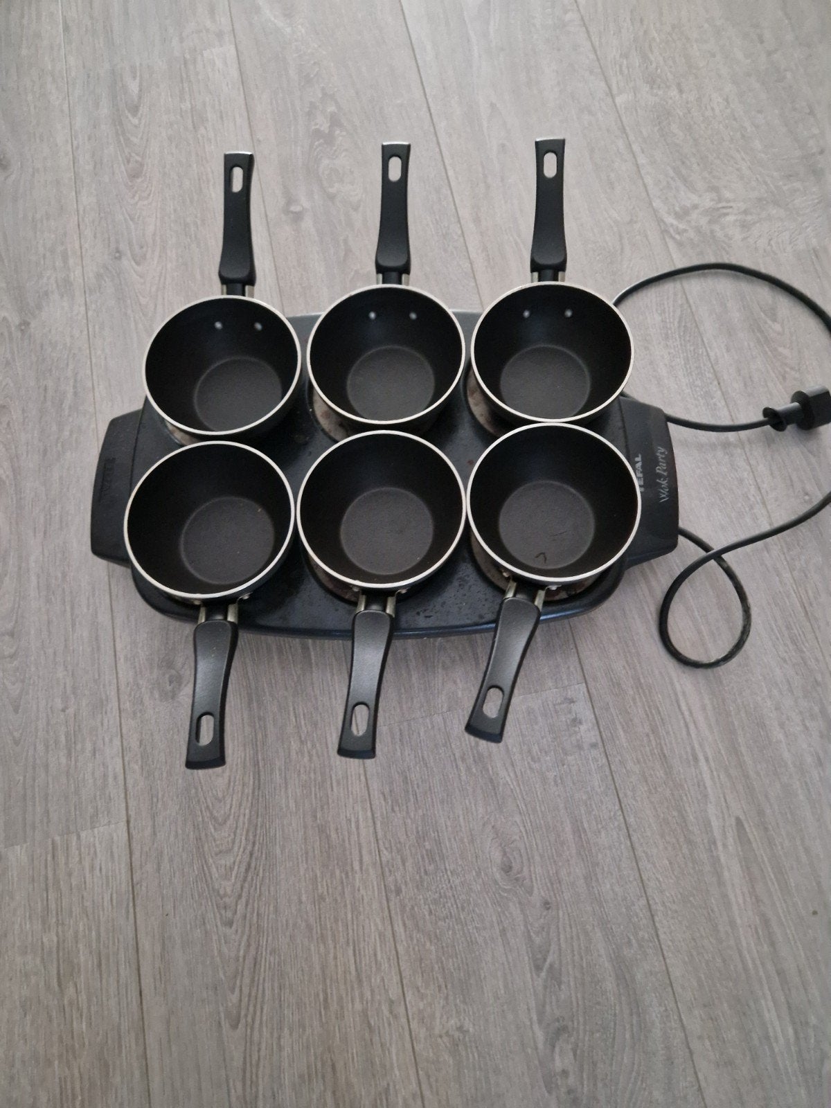 Wok Set met 6 pannetjes van Tefal, Ophalen, Gebruikt, 4 t/m 7 personen
