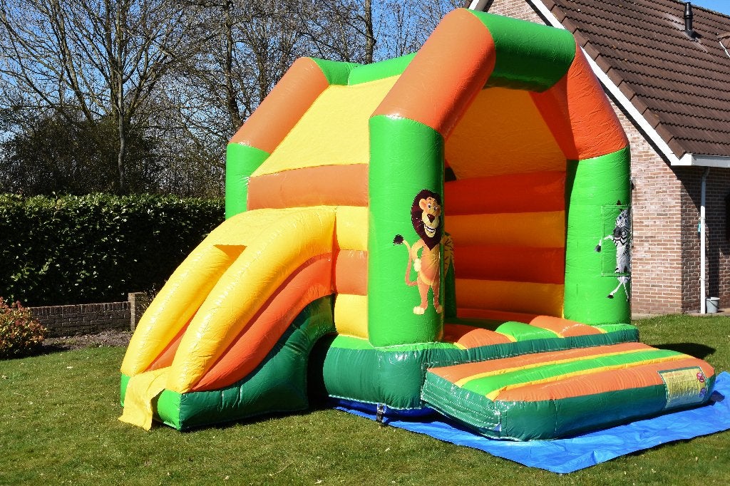 Springkussen jungle, Ophalen, Zo goed als nieuw, Verjaardag