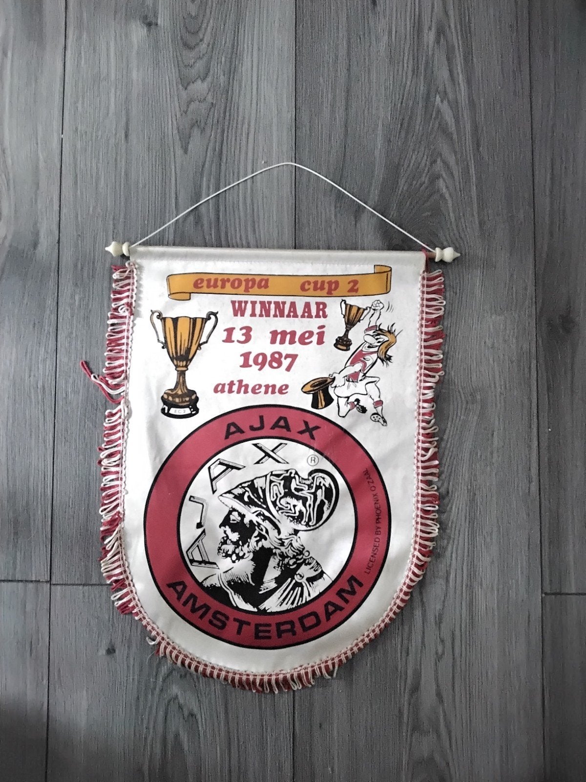Hele grote ajax vaan Europa cup 2 winnaar 1987, Verzamelen, Sportartikelen en Voetbal, Ophalen of Verzenden, Zo goed als nieuw