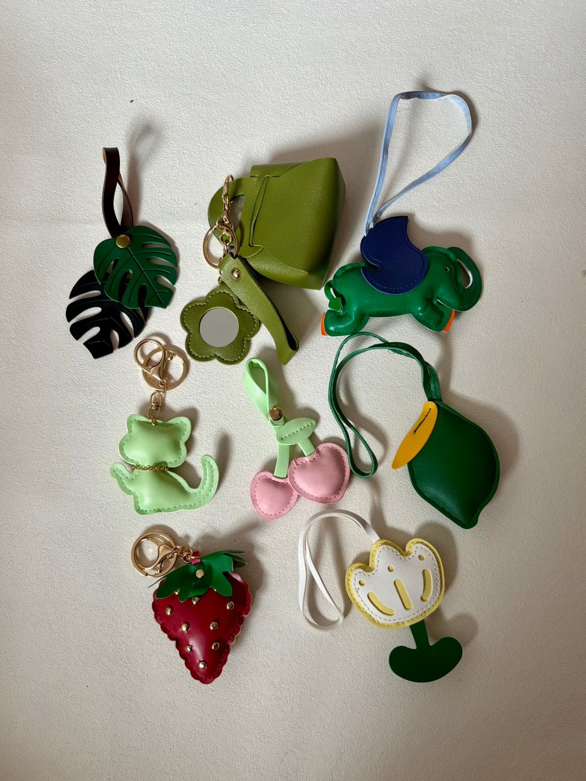 8 Leuke sleutelhangers / tashangers bundel, Verzenden, Gebruikt, Dier of Natuur