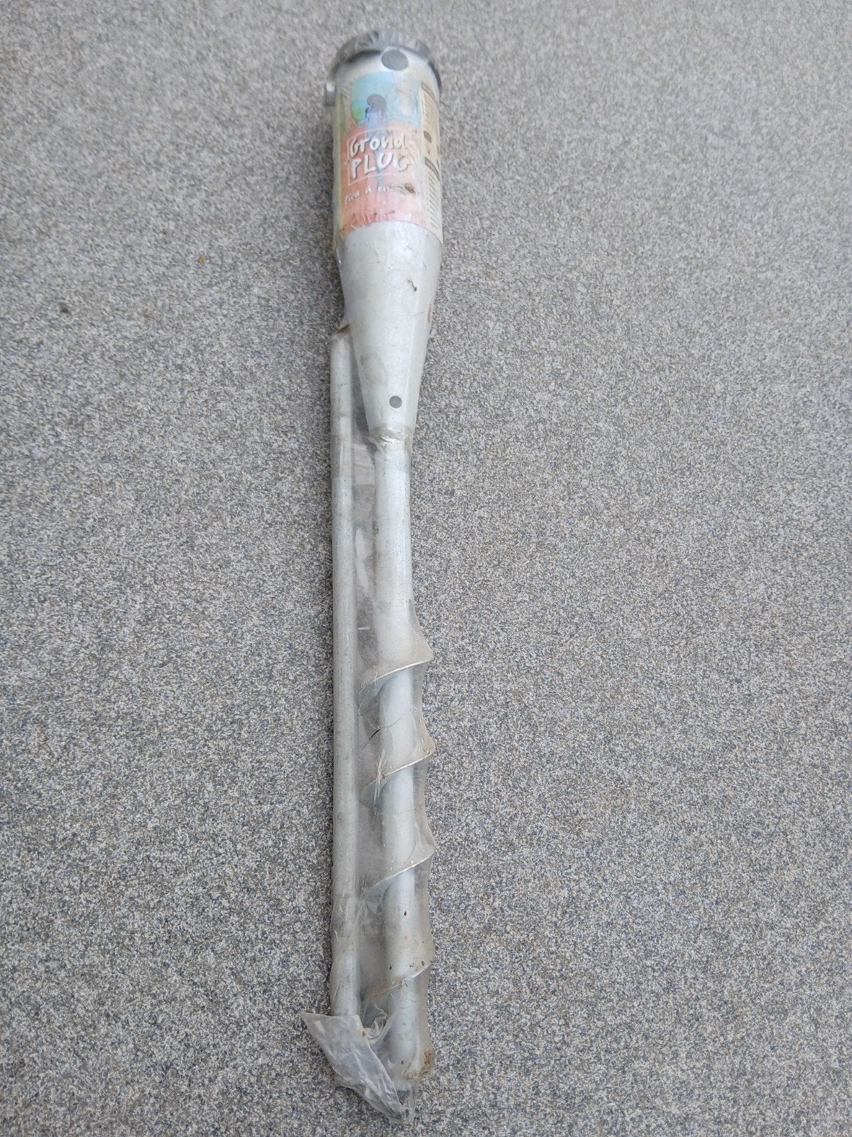 grondplug metaal parasol droogrek, Ophalen of Verzenden, Nieuw, Minder dan 1 meter, Parasolvoet
