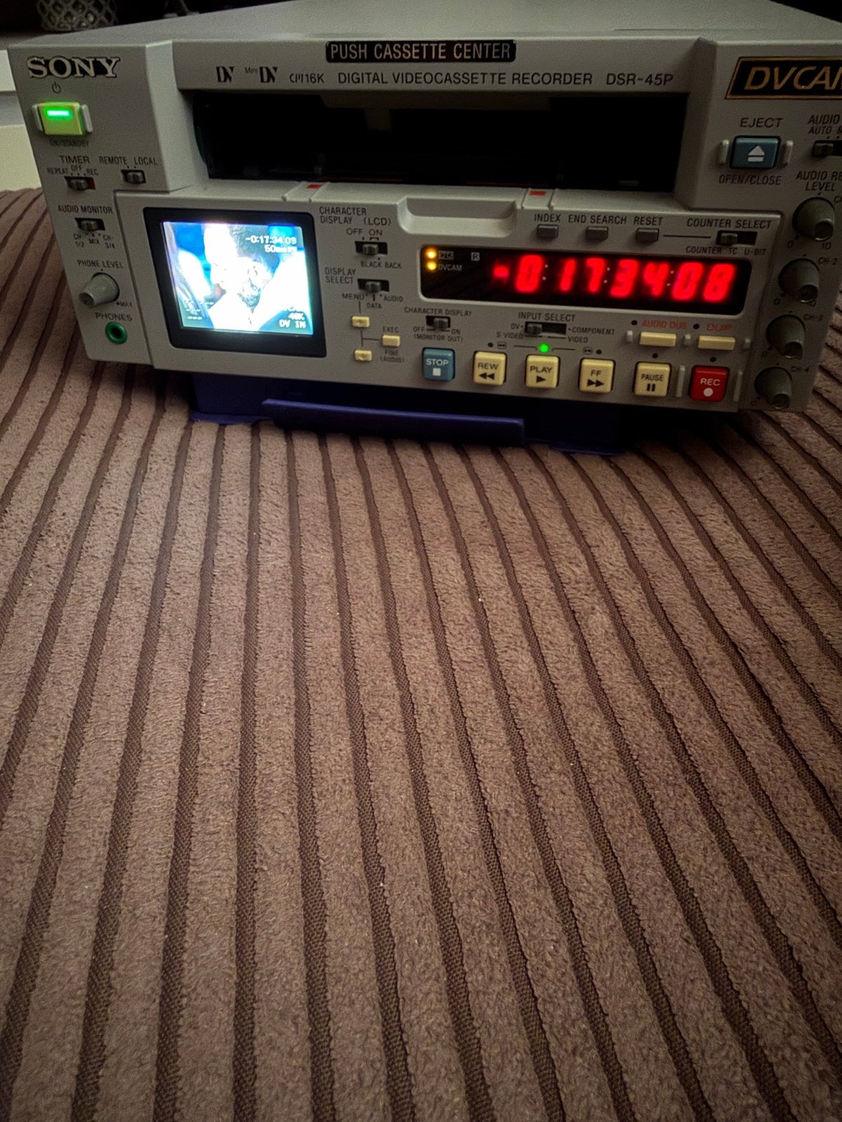 Sony DSR-45P DVCAM Digital Videocassette Recorder, Ophalen of Verzenden, Gebruikt, Overige typen