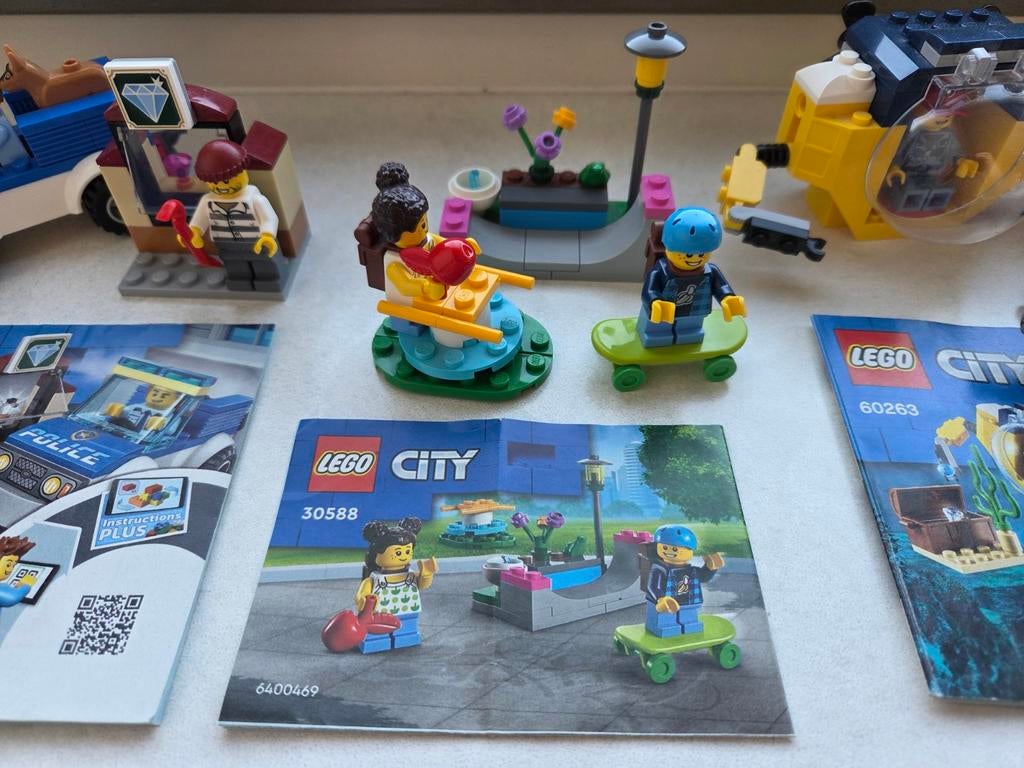 LEGO City 30588 Skatepark met figuren en accessoires, Ophalen of Verzenden, Zo goed als nieuw, Overige merken