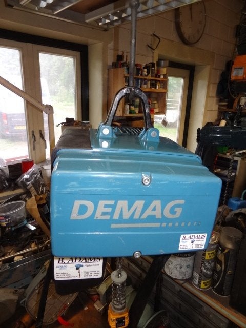 Mooie DEMAG kettingtakel Type DC-PRO 250 kg, Ophalen of Verzenden, Zo goed als nieuw, Elektrisch