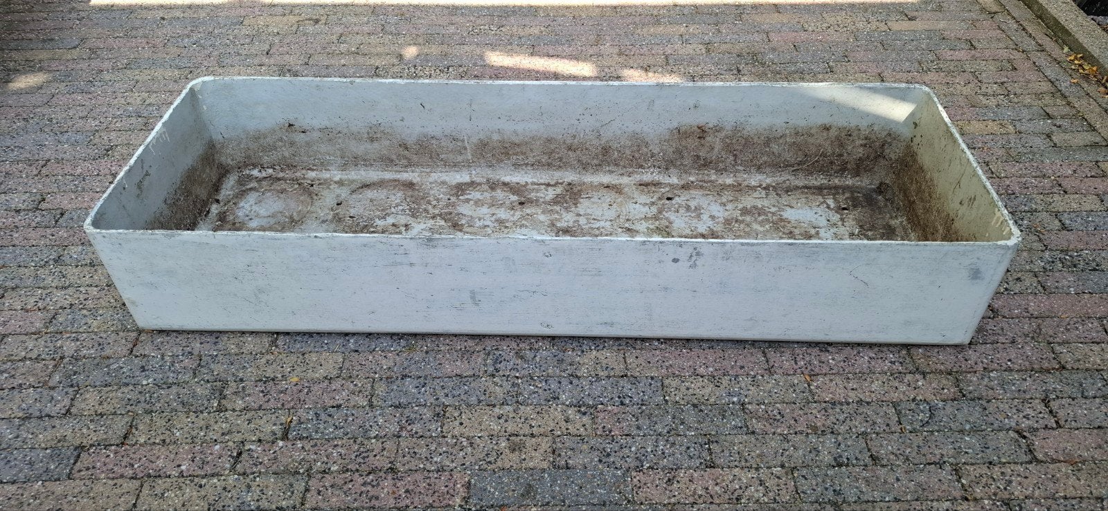 Robuuste  plantenbak - 1.2m lang, Tuin en Terras, Bloembakken en Plantenbakken, Gebruikt, Overige materialen, Balkon, Tuin, Minder dan 30 cm