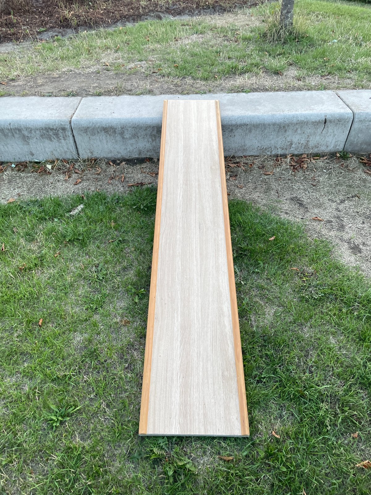 Handgemaakte glijbaan 40x220 cm met 2 jute zakken, Ophalen of Verzenden, Gebruikt, Glijbaan