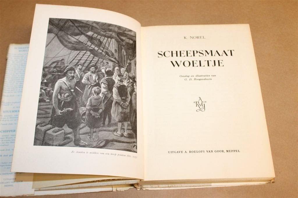 Scheepsmaat Woeltje — Maritiem Jeugdboek Norel, 1951, Boeken, Ophalen of Verzenden, Gelezen