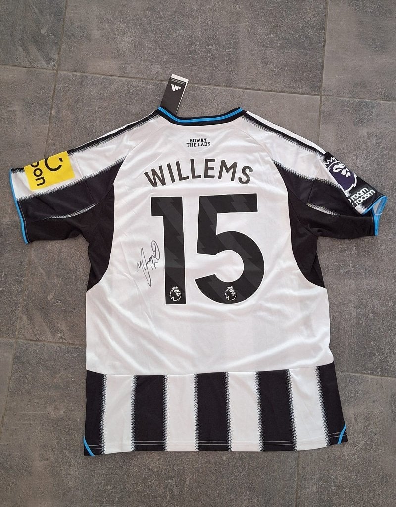 Shirt met handtekening; Jetro Willems # Newcastle United, Verzenden, Nieuw, Buitenlandse clubs, Shirt