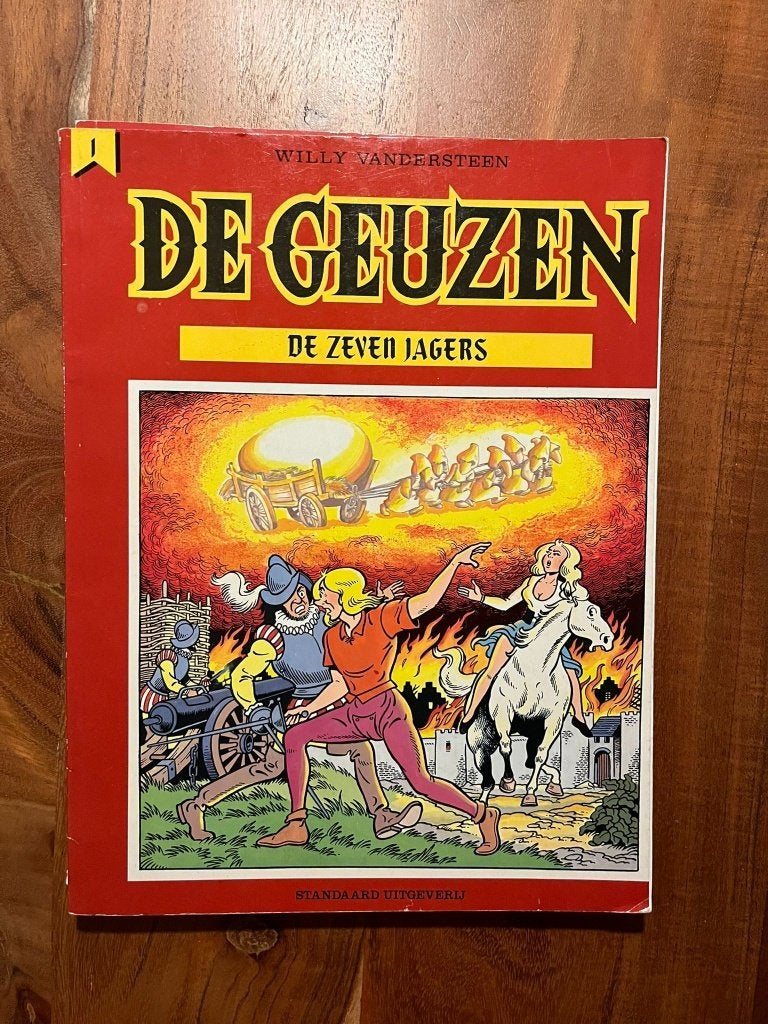 De Geuzen – De Zeven Jagers, Boeken, Eén stripboek, Ophalen of Verzenden, Zo goed als nieuw