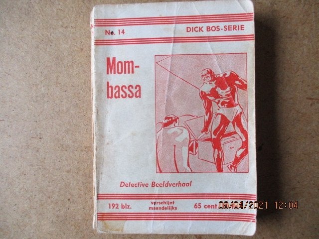adv0874 dick bos 14 mombassa, Eén stripboek, Ophalen, Gelezen