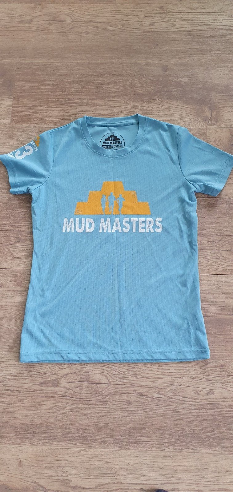 Mud Masters Finisher T-shirt 2023 - Maat S, Mud Masters, Blauw, Ophalen of Verzenden, Zo goed als nieuw