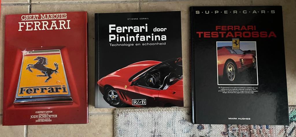 3 Ferrari boeken, Boeken, Ophalen of Verzenden, Zo goed als nieuw, Ferrari