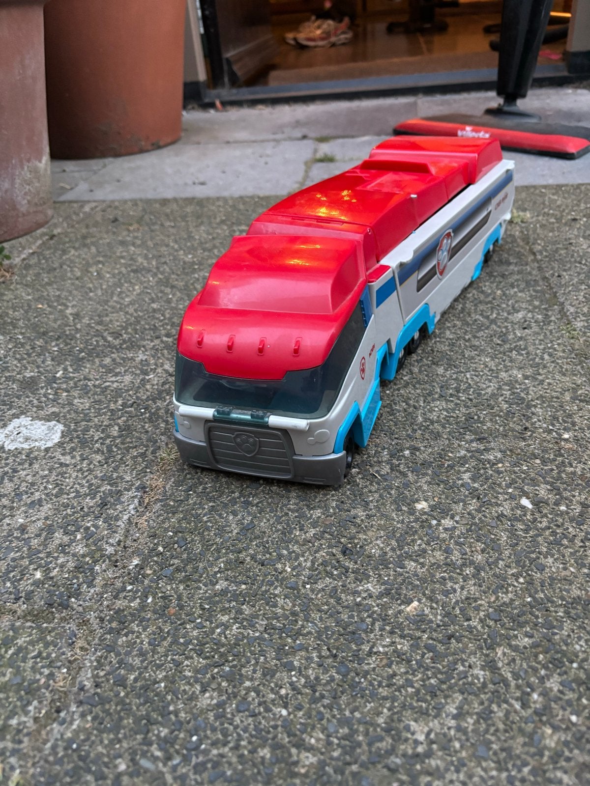 Paw Patrol Race & Rescue speelset met auto's en figuren, Ophalen of Verzenden, Gebruikt, Jongen of Meisje
