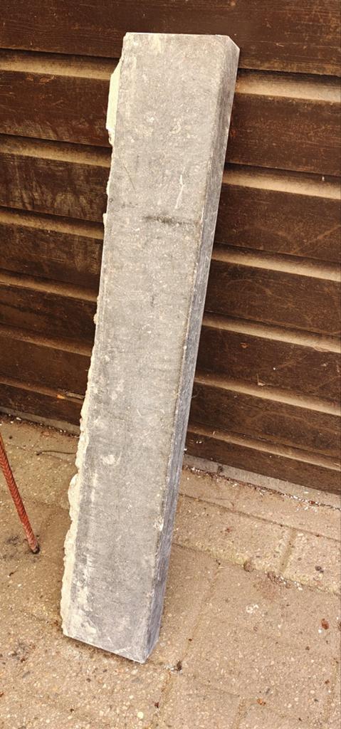 Hardstenen dorpel, Doe-het-zelf en Verbouw, Gebruikt, Minder dan 80 cm, Overige typen, Minder dan 200 cm