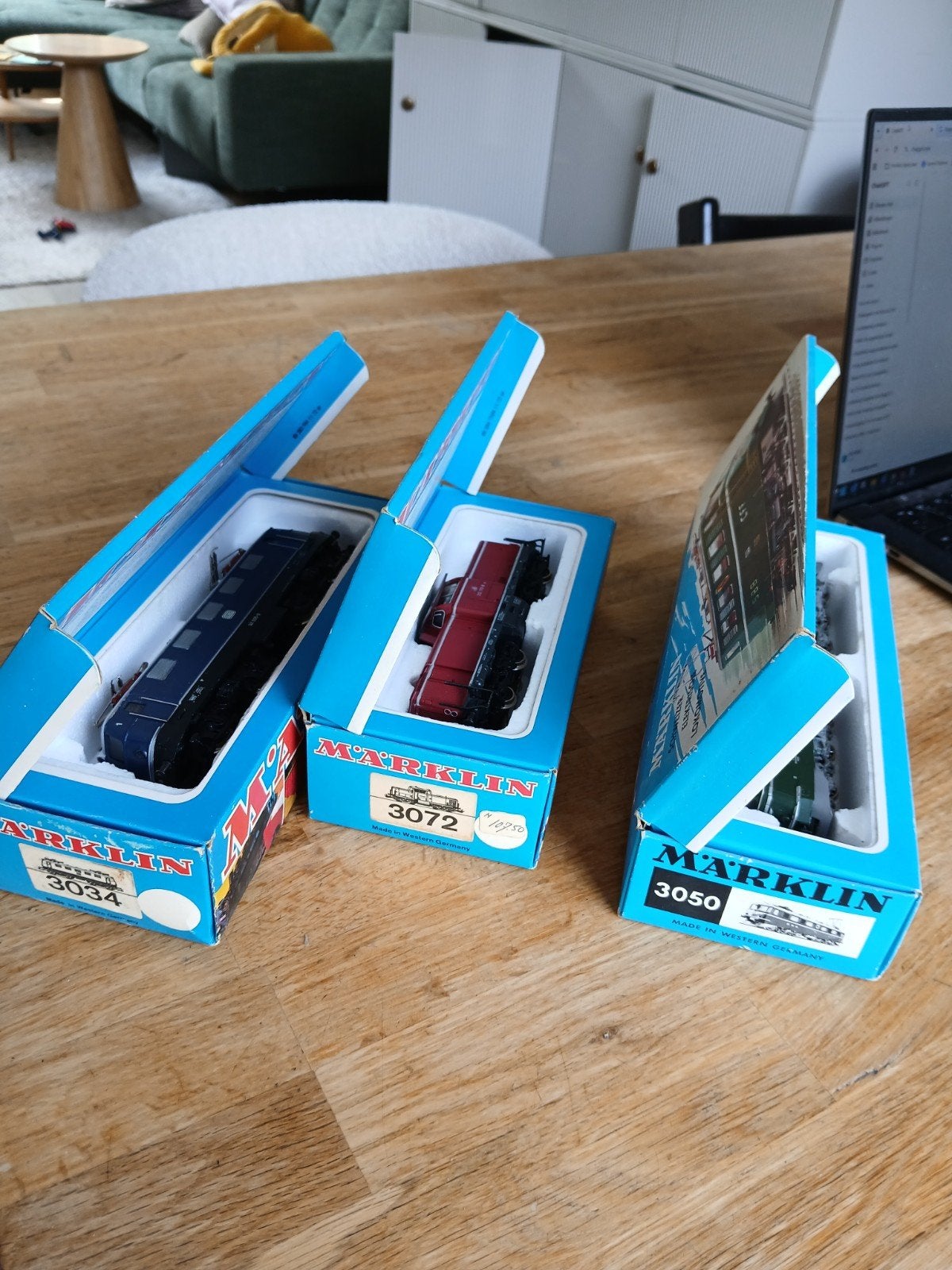 Märklin Locomotieven 3034, 3050, 3072 - Zo goed als nieuw, Ophalen, Zo goed als nieuw, Märklin