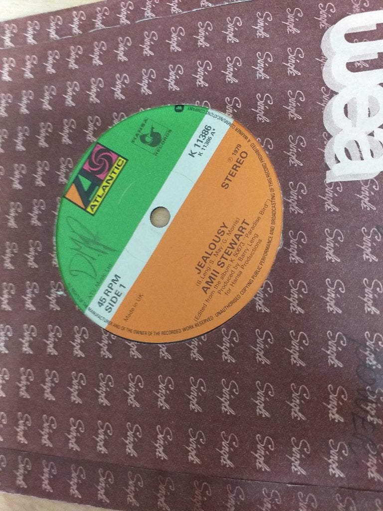 Amii Stewart – Jealousy, Gebruikt, 7 inch, Ophalen of Verzenden, Pop