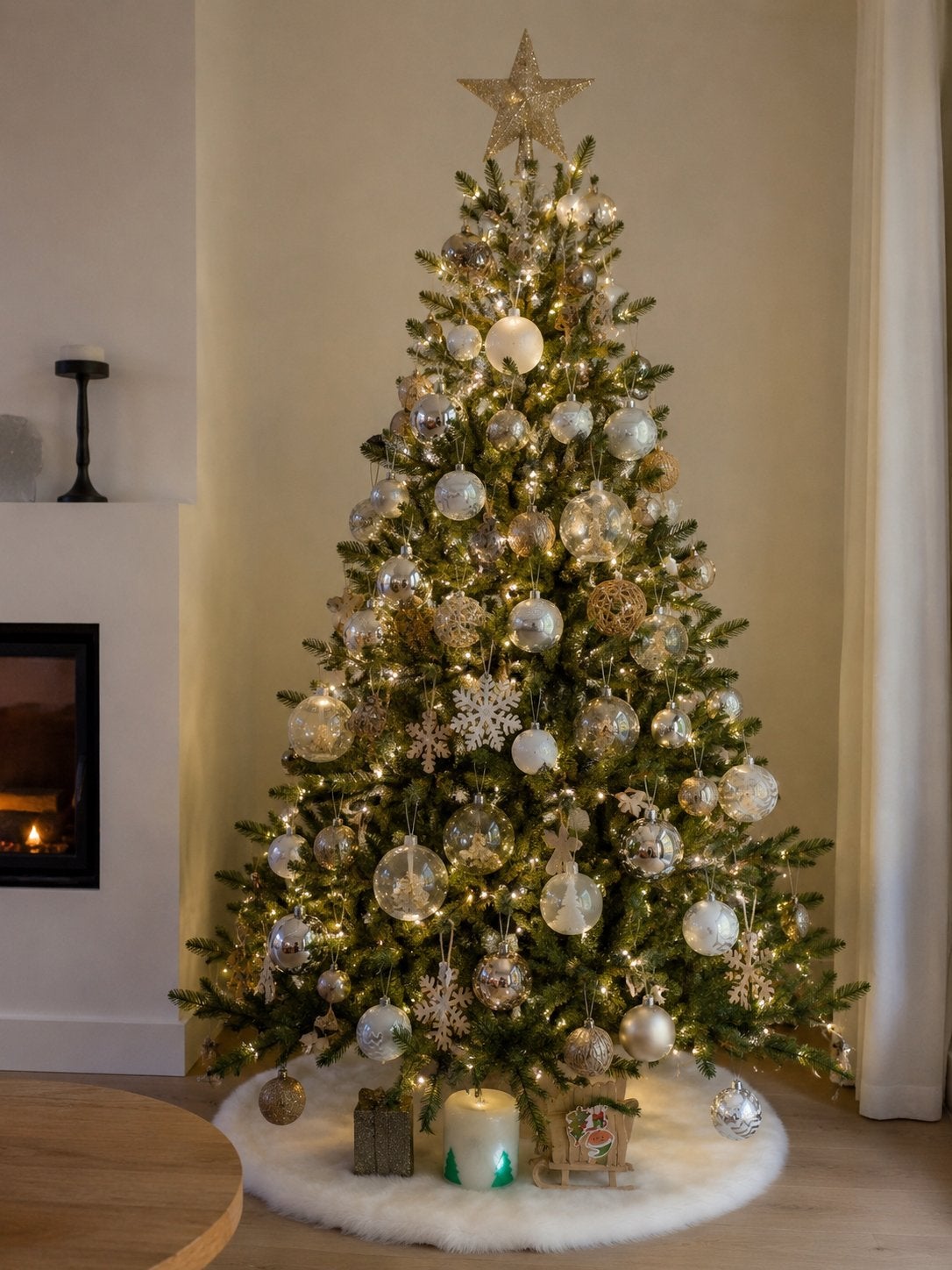 Kerstboom/ versiering / lampjes, Ophalen