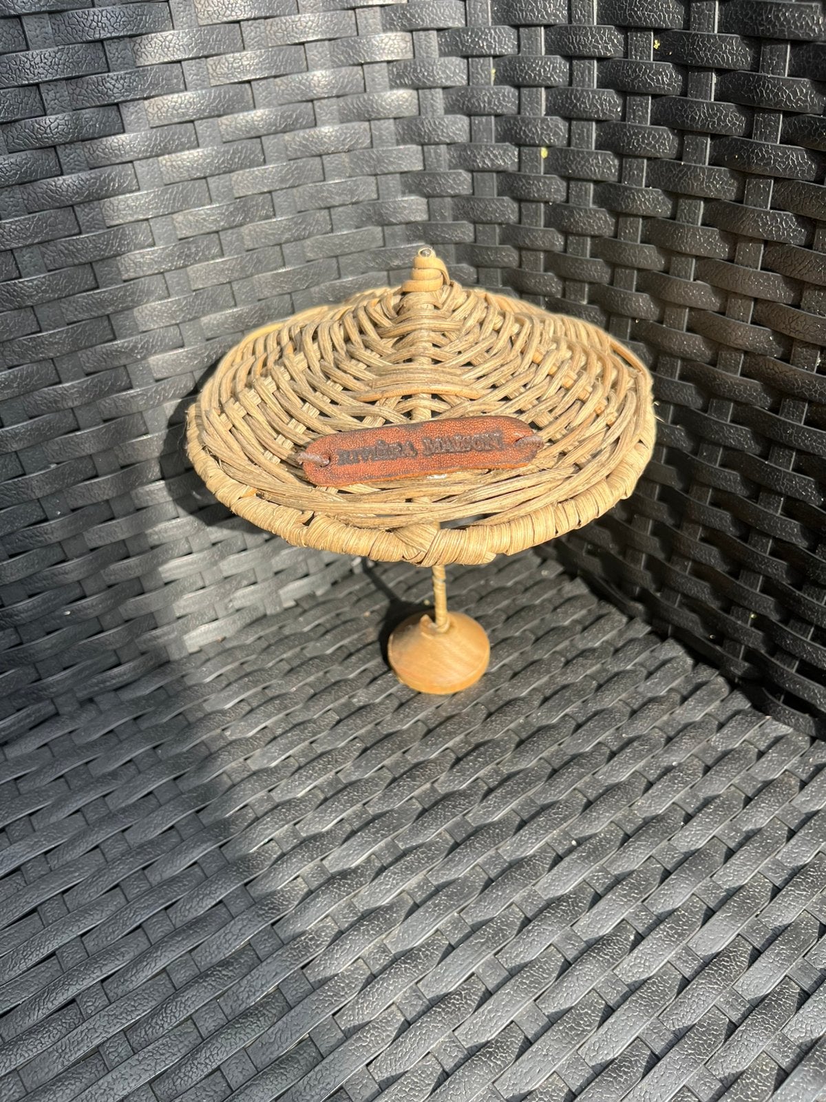 Rivièra Maison rattan parasolletje/zomer deco, Hout, Nieuw, Ophalen of Verzenden, Landelijk