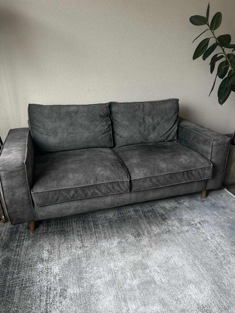 Bank. Bankstel. Riviera maison kendall. Fauteill, Ophalen, 75 tot 100 cm, Zo goed als nieuw, 200 tot 250 cm