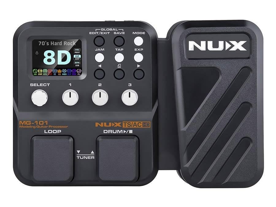 NUX MG-101 multi-effectpedaal en modeler, ., Nieuw, Ophalen of Verzenden, Compressor
