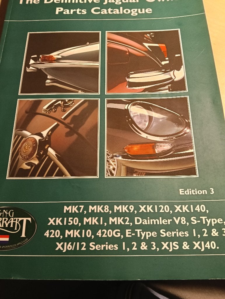 +-1990 Jaguar owners parts Catalogue gaaf, Ophalen of Verzenden