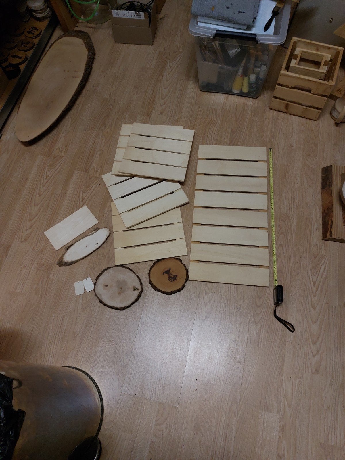 Houten items BLANCO hout, Ophalen of Verzenden