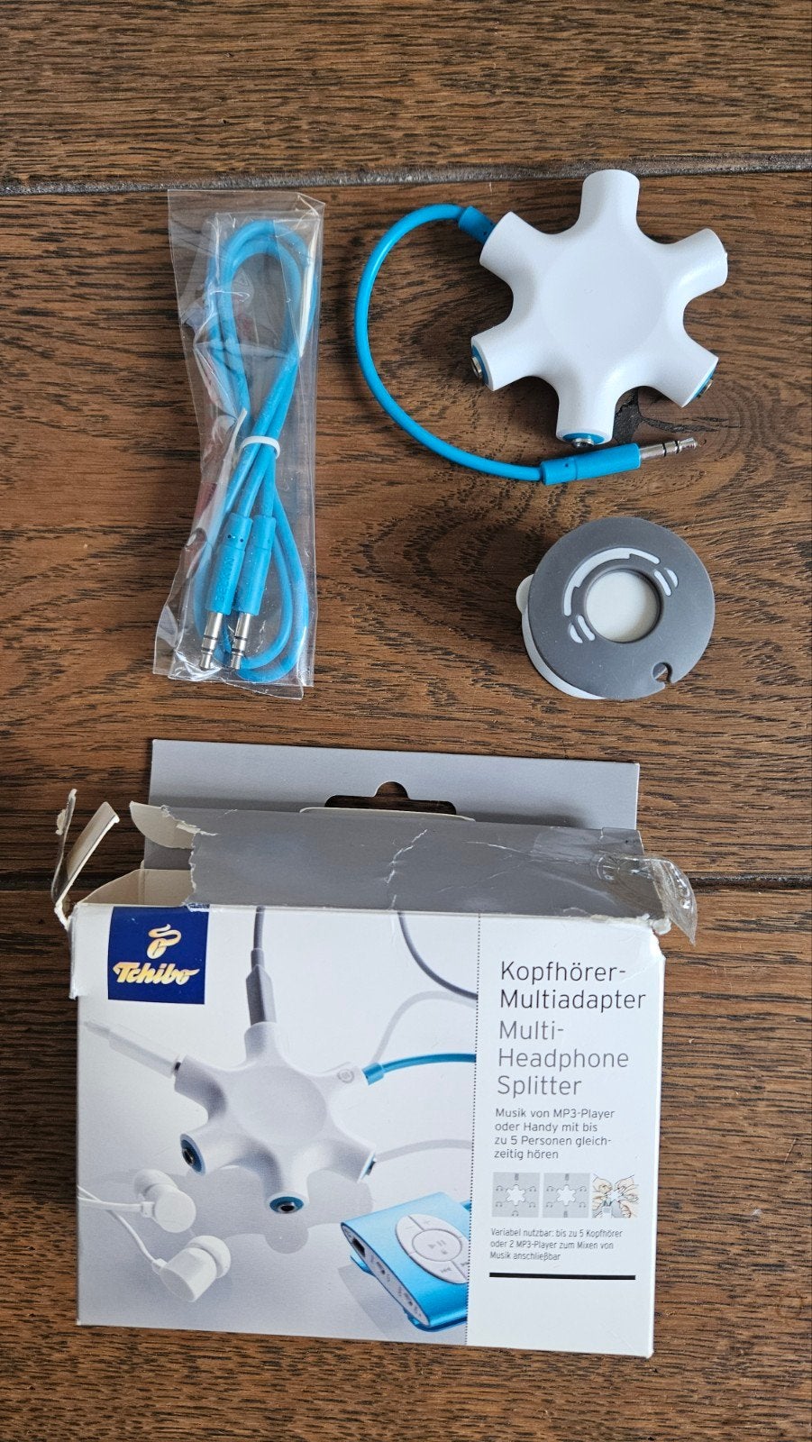 Tchibo Multi-Hoofdtelefoon Splitter - Deel Muziek!, Ophalen of Verzenden, Zo goed als nieuw, Overige merken