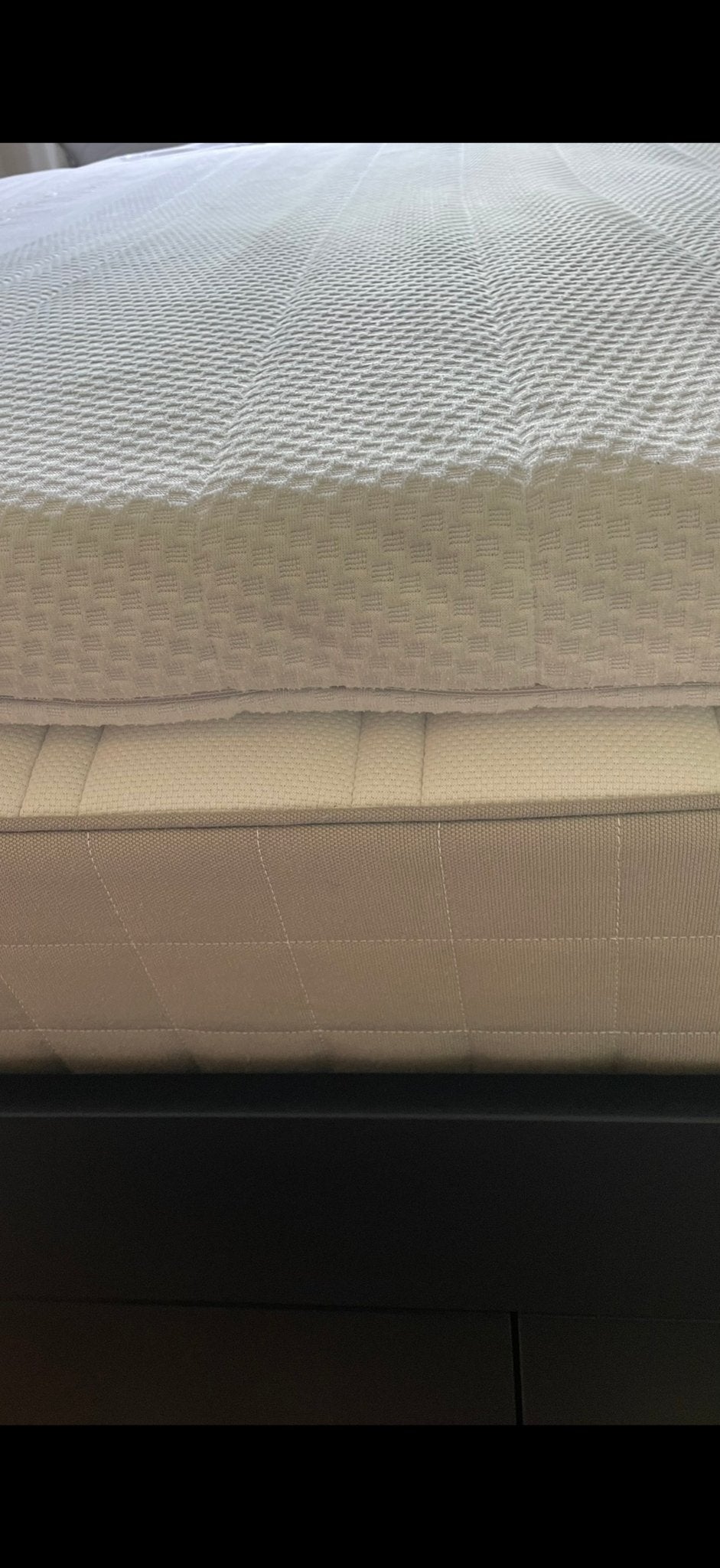 Topmatras 160x200 NASA traagschuim 10cm dik, Ophalen, Tweepersoons, Zo goed als nieuw, Matras