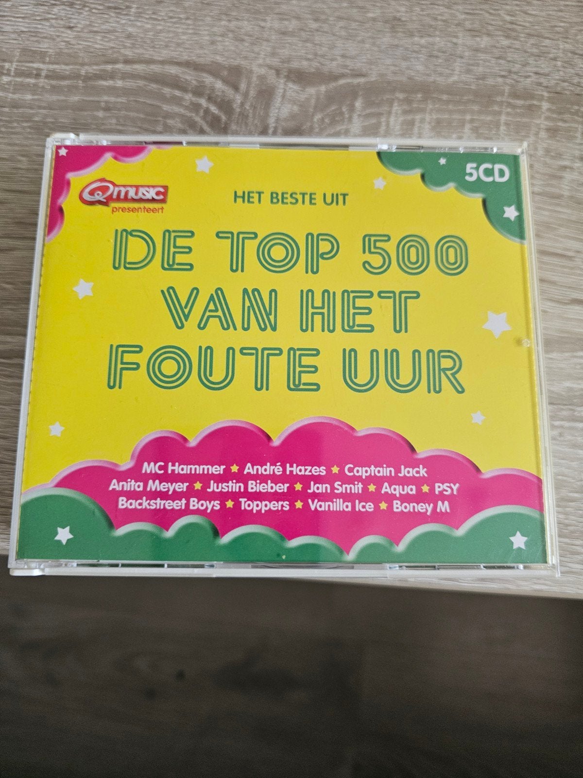 Qmusic Het Beste Uit De Top 500 Van Het Foute Uur 5CD, Ophalen of Verzenden, Zo goed als nieuw, Pop, Boxset