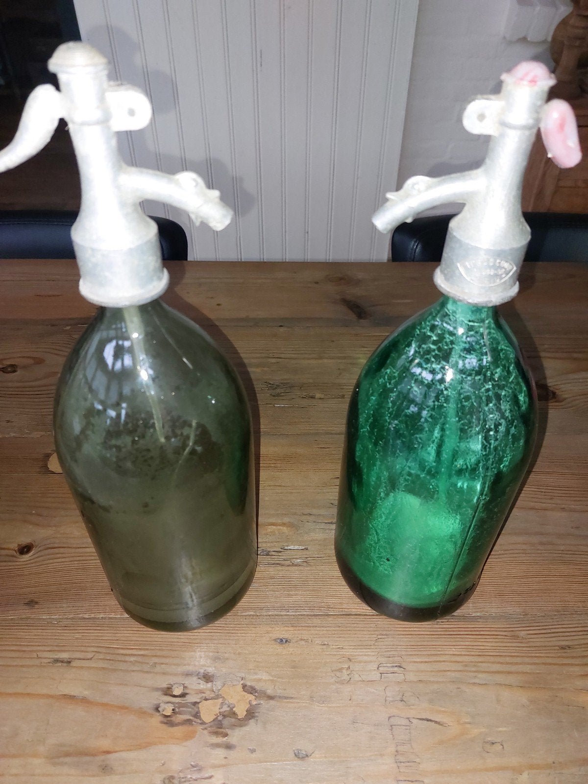 2 spuitwater flessen., Ophalen of Verzenden