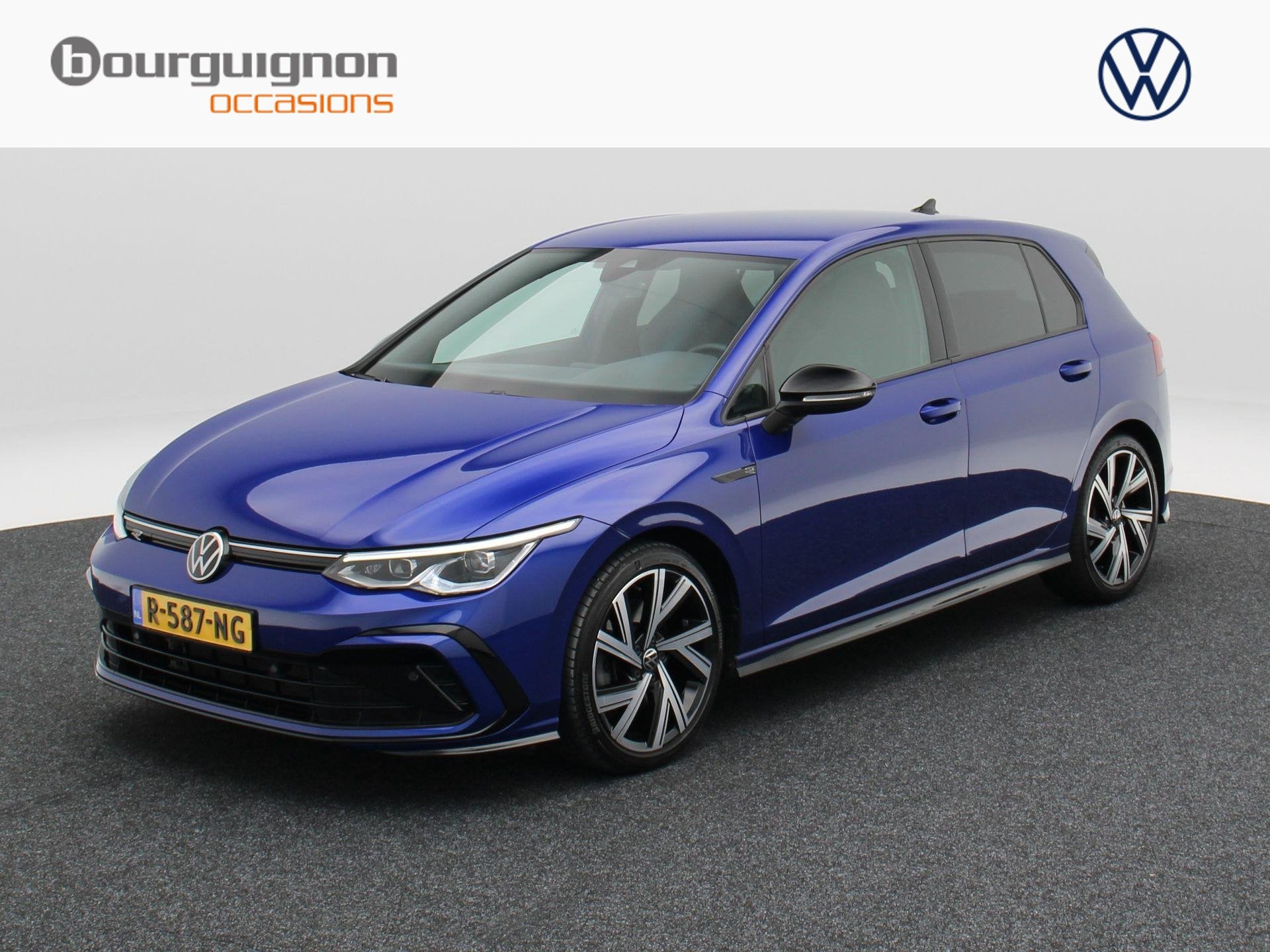 Volkswagen Golf 2.0 TSi 190 Pk R line | Stoel/Stuurverwarmin, Auto's, Gebruikt, Euro 6, 1984 cc, Blauw