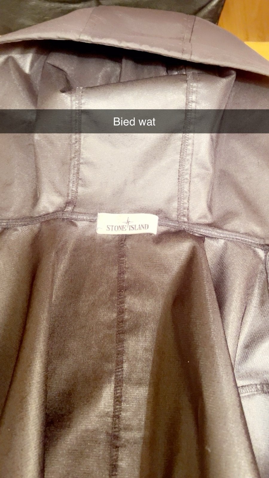 Stone Island Brushed Cotton 2C Camo-OVD Jas, Ophalen of Verzenden, Zo goed als nieuw, Maat 52/54 (L), Zwart