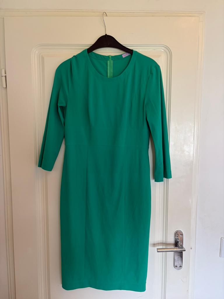 LaDress jurk S, Ophalen of Verzenden, Zo goed als nieuw, Maat 36 (S), Onder de knie