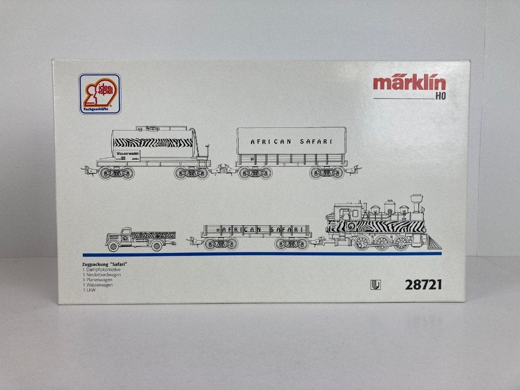 Märklin 28721 – Goederentreinset "African Safari" - MFX, Wisselstroom, Treinset, -, -