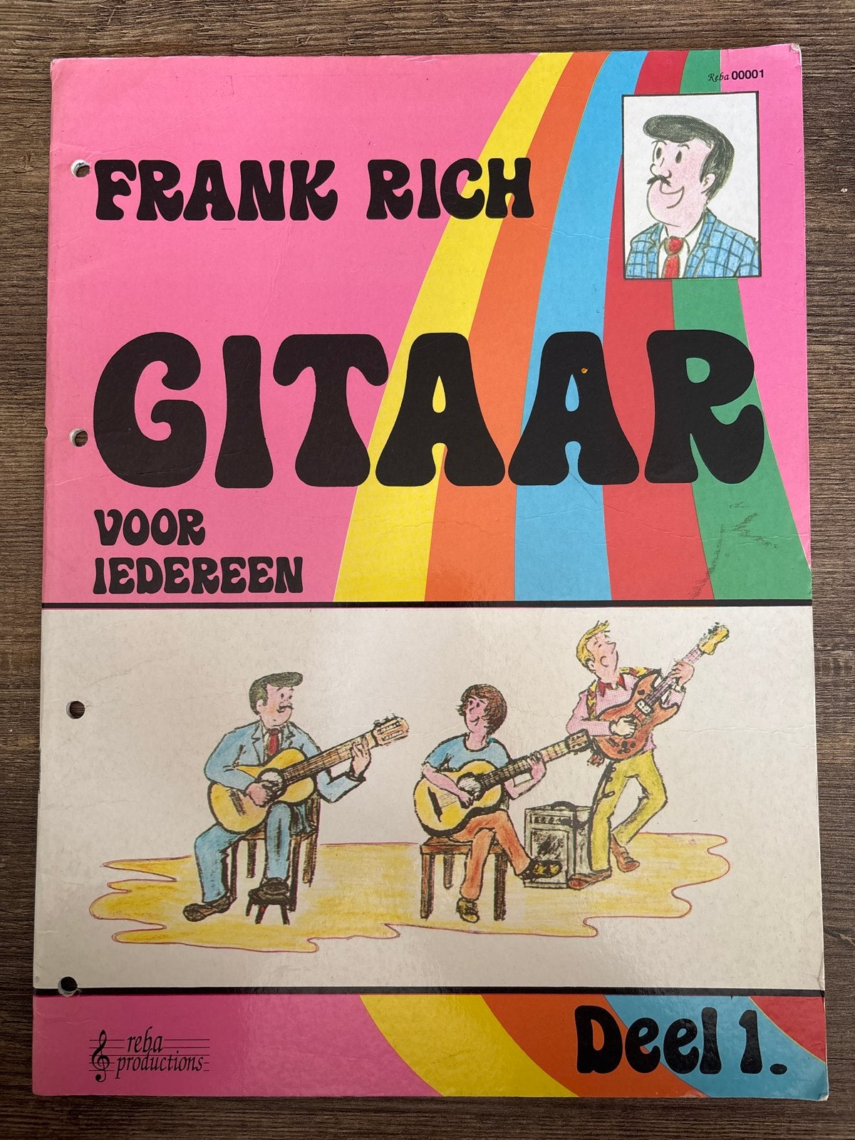 Frank Rich Gitaar voor Iedereen Deel 1 - Gitaarlesboek, Les of Cursus, Ophalen of Verzenden, Populair, Gitaar