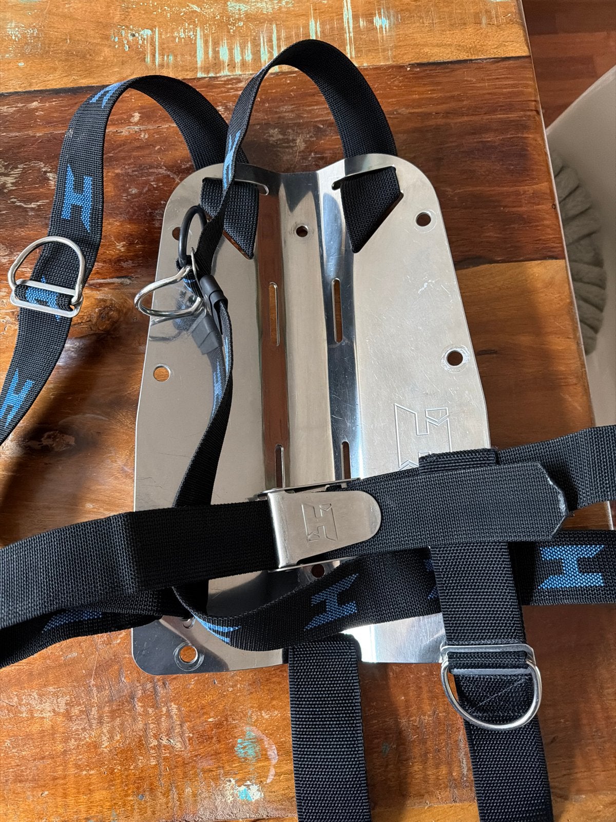 Halcyon RVS Backplate (ongeveer 3kg), Ophalen of Verzenden, Gebruikt, Trimvest of Wing